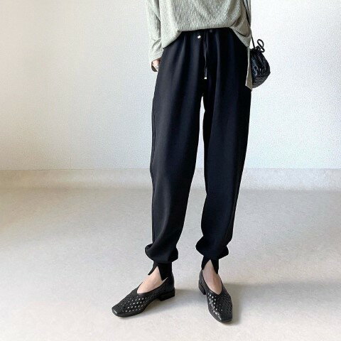 ロングパンツ 韓国風レディース服 着痩せ 個性的 設計感 おしゃれ 【大きいサイズ レディース 春夏 下着 ボトムス ストレート スキニー ショーツ pants】