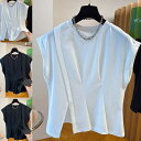 トップス おしゃれ ノースリーブ【大きいサイズ レディース 春夏 セール きれいめ 可愛い かわいい チュニック tops】