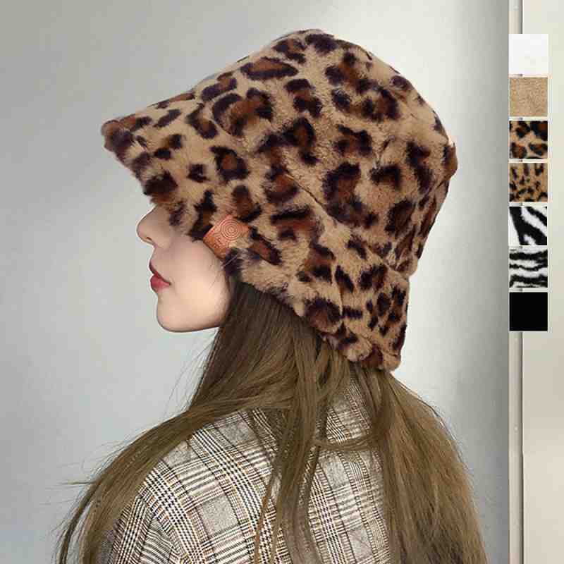 バケットハット ファー レディース帽子【レディース 春夏 ニット キャップ 帽 ぼうし ハット 無地 hat cap】