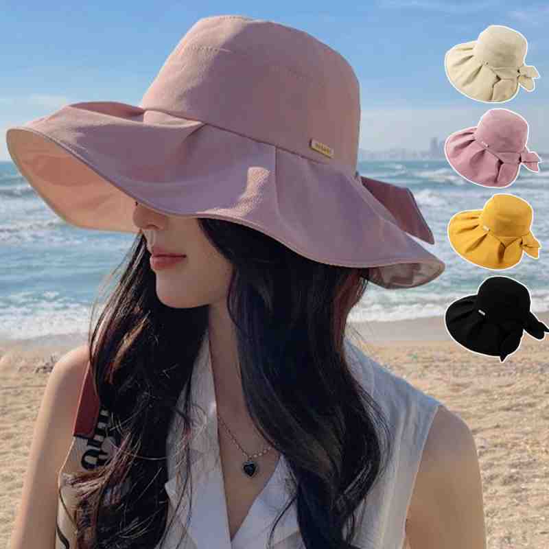 バケットハット サンバイザー レディース【レディース 春夏 ニット キャップ 帽 ぼうし ハット 無地 hat cap】