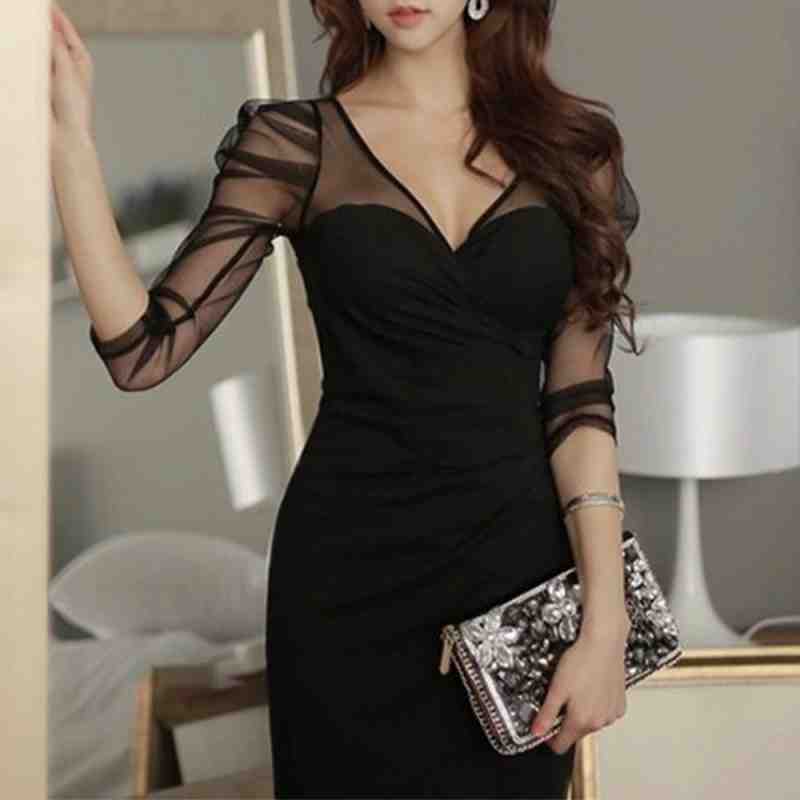 キャバドレス 韓国 ミニワンピ セクシー【大きいサイズ レディース キャバ 二次会 花嫁 結婚式 ワンピース ロングドレス ミニドレス dress】のサムネイル