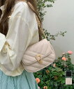 ミニショルダーバッグ キルティング鞄上品【レディース メンズ 斜めがけ 大きめ ハンガー 小物 雑貨 バッグインバッグ プレゼント ノー ブランド】