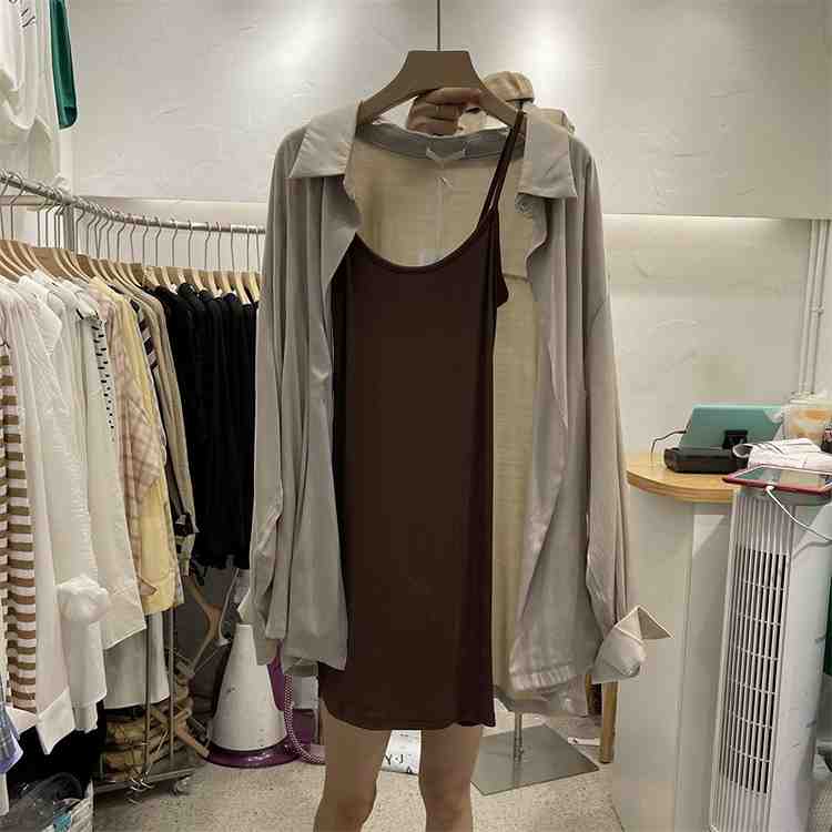 【送料無料】シャツ エレガント スリム セクシー セット キャミワンピ ミニスカート【大きいサイズ レディース 秋冬 フレア スウェット パンツ レギンス スカ...