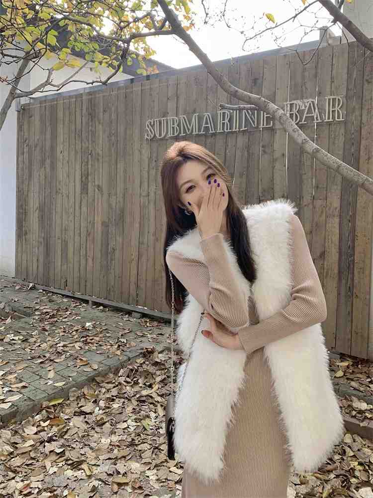 【送料無料】セータードレス ワンピース セット フィッシュテールスカート ベスト【大きいサイズ レディース 秋冬 フレア スウェット パンツ レギンス スカーチ...