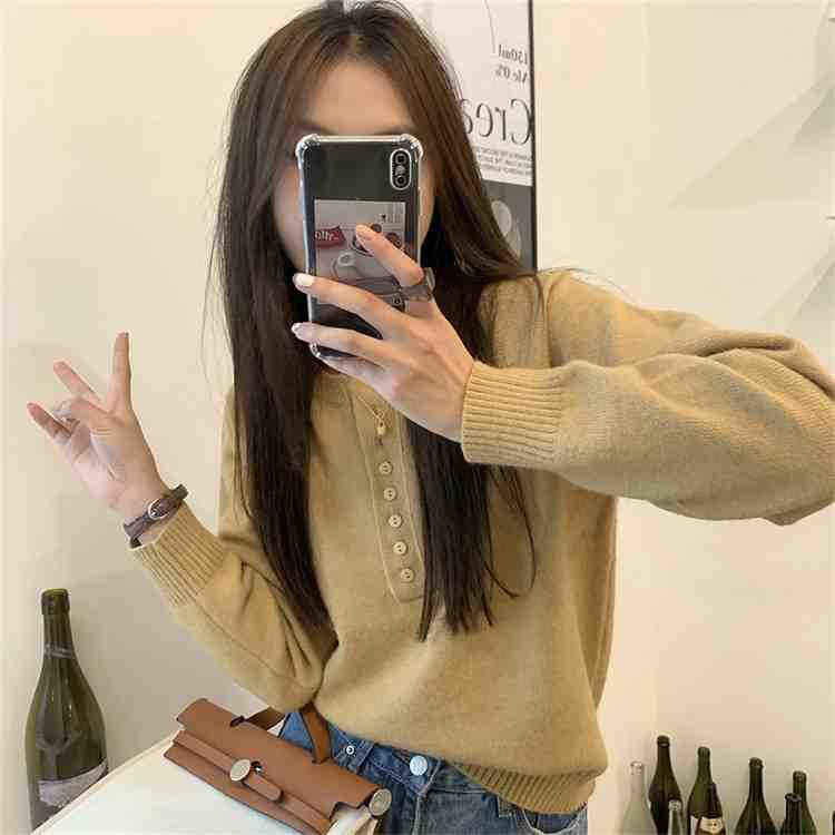 セーター ゆったり ジェントルスタイル ニットトップス Vネック【大きいサイズ レディース 平干し ニット ニットセーター vネック ドルマン カーディガン knit sweater】(4)