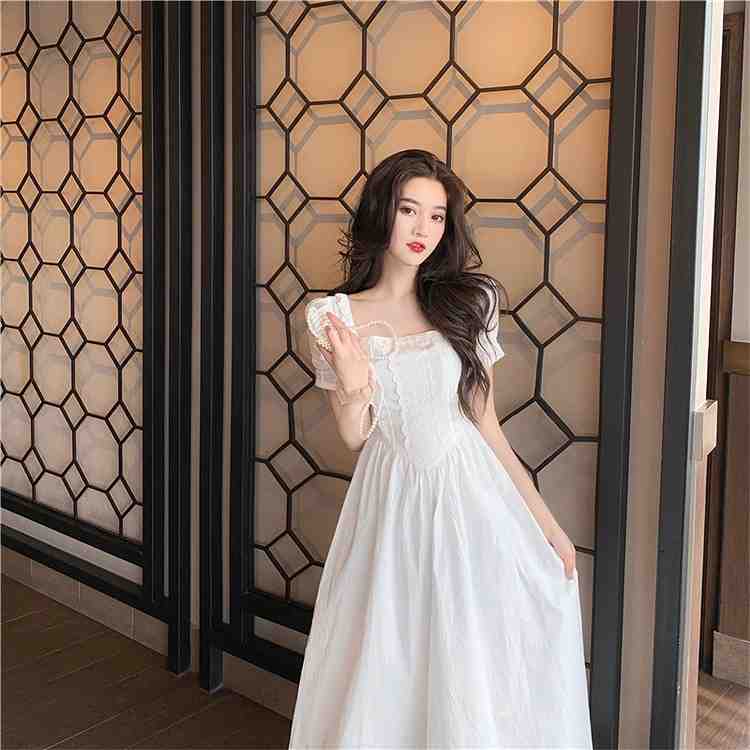 ワンピースロングスカートシンプルド...