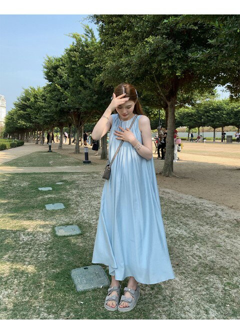 ノースリーブワンピ ロングワンピース きれいめ カジュアル シンプル レディース【大きいサイズ レディース 春夏 結婚式 きれいめ タイト フォーマル 大人 上品 チュニック one-piece】