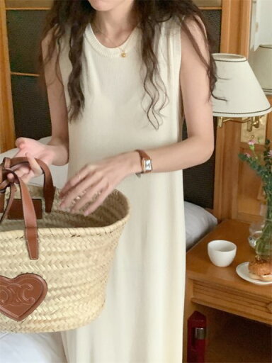 ノースリーブワンピース ロングスカート シンプル 無地 レディース【大きいサイズ レディース 春夏 結婚式 きれいめ タイト フォーマル 大人 上品 チュニック one-piece】 ノースリーブワンピース ロングスカート シンプル 無地 レディース【大きいサイズ レディース 春夏 結婚式 きれいめ タイト フォーマル 大人 上品 チュニック one-piece】