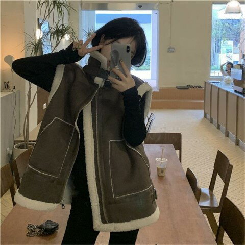 立襟コート ベスト ゆったり コットン アウター カジュアル 暖かい【大きいサイズ レディース ロング ジャケット アウター 上着 ハンガー ロング丈 夏秋 coat】 立襟コート ベスト ゆったり コットン アウター カジュアル 暖かい【大きいサイズ レディース ロング ジャケット アウター 上着 ハンガー ロング丈 夏秋 coat】