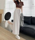 マキシ丈スカート ハイウエスト スプリット ロングスカート Aラインスカート 傘 シンプル カジュアル 無地 大きいサイズあり【大きいサイズ レディース ロング 夏秋 フレア スウェット パンツ レギンス スカーチョ スキニー レギンス skirt】