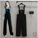 【大きいサイズS-5XL】サロペット【大きいサイズ レディース ニット 上下セット set スウェット スエット sweat ルームウェア ジャージ 春夏 se...