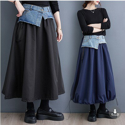 ファッションスカート ブルー/ブラック2色展開 【大きいサイズ レディース 冬春 フレア スウェット パンツ レギンス スカーチョ スキニー レギンス ミモレ丈 skirt】 ファッションスカート ブルー/ブラック2色展開 【大きいサイズ レディース 冬春 フレア スウェット パンツ レギンス スカーチョ スキニー レギンス ミモレ丈 skirt】