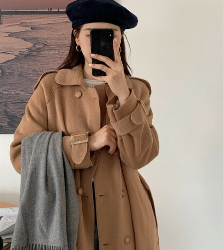 トレンチコート 折り襟【大きいサイズ レディース ロング ジャケット アウター 上着 ハンガー ロング丈 春夏 coat】 トレンチコート 折り襟【大きいサイズ レディース ロング ジャケット アウター 上着 ハンガー ロング丈 春夏 coat】