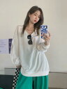カジュアル トップス ゆったり Tシャツ【大きいサイズ レディース 夏秋 チュニック フォーマル オフィス ボウタイ シフォン シャツ インナー blouse】(4)