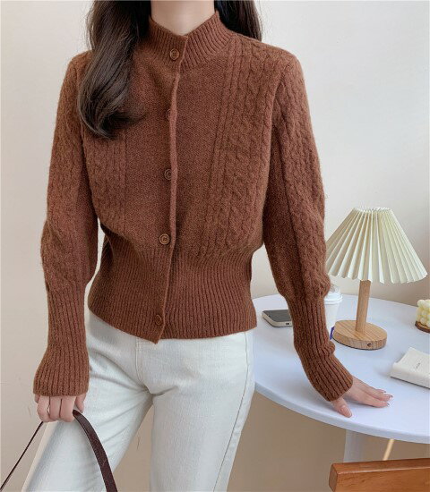 カジュアル 長袖 ニット生地 ツイスト模様 セーター【大きいサイズ レディース 平干し ニット ニットセ..