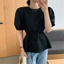 カジュアル 簡単 おしゃれ 大人らしい 雰囲気 シャツ ブラウス【大きいサイズ レディース 春夏 チュニック フォーマル オフィス ボウタイ シフォン シャツ インナー blouse】(4)