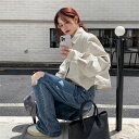 カジュアル エレガント 長袖 作業服 ジャケット【大きいサイズ レディース フェイクレザー テーラード フォーマル 卒業式 結婚式 春夏 jaket Blazer】(4)