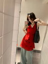 韓国系 カジュアル系 おしゃれ ノースリーブ ワンピース【大きいサイズ レディース 夏秋 結婚式 きれいめ タイト フォーマル 大人 上品 チュニック one-piece】(4)