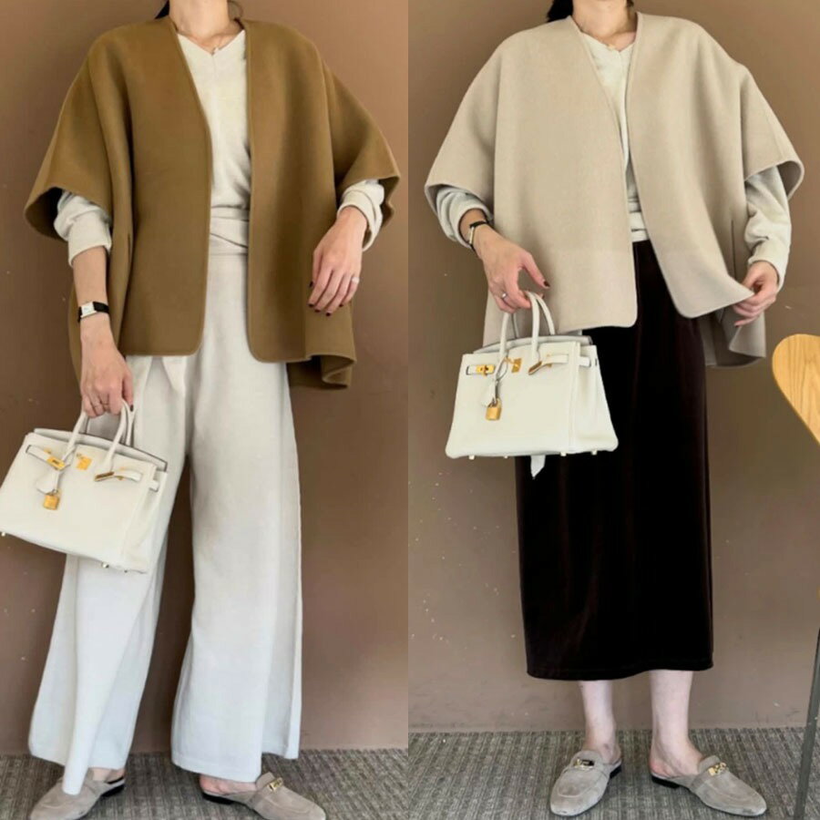 カジュアル系　 フェルトポーチコート【大きいサイズ レディース ロング ジャケット アウター 上着 ハンガー ロング丈 秋冬 coat】