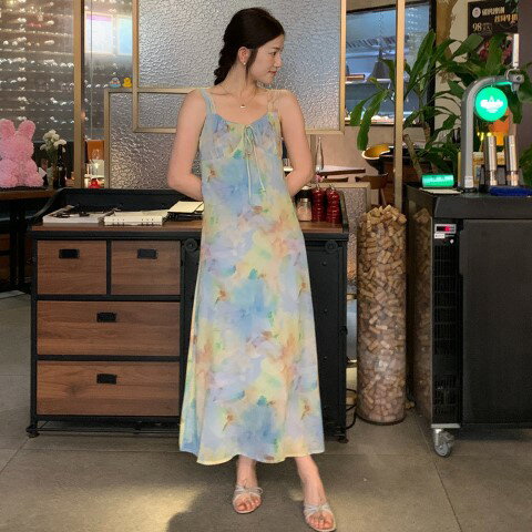 韓国系 カジュアル系 おしゃれ キャミソール ワンピース【大きいサイズ レディース 夏秋 結婚式 きれいめ タイト フォーマル 大人 上品 チュニック one-piece】