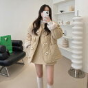 韓国系 エレガント系 コート+サロペットスカート【大きいサイズ レディース 夏秋 フレア スウェット パンツ レギンス スカーチョ スキニー レギンス ミモレ丈 skirt】
