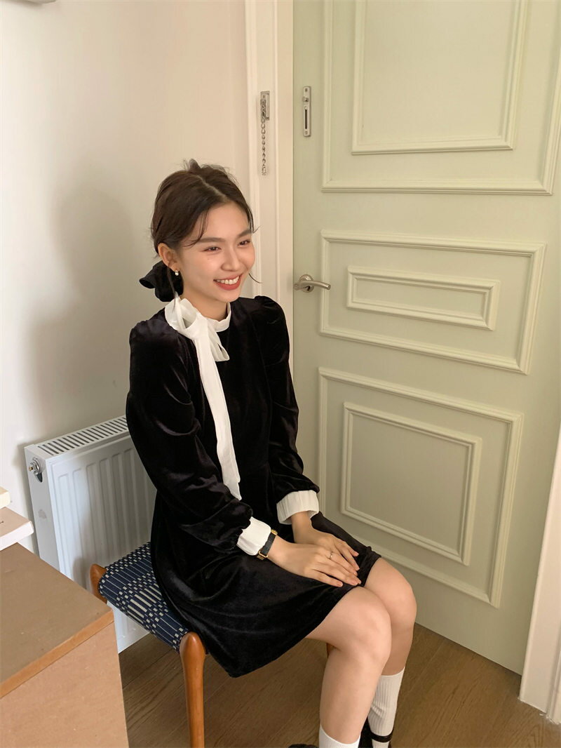 スカート 韓国系 カジュアル系ワンピース【大きいサイズ レディース 夏秋 結婚式 きれいめ タイト フォーマル 大人 上品 チュニック one-piece】