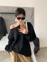 韓国風 気質 おしゃれ 人気 パーカー+ズボン セット【大きいサイズ レディース パーカー 無地 春夏 チュニック 薄手 スウェット シャツ ブラウス pull...