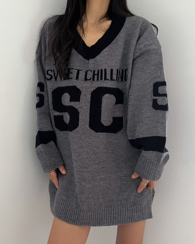 ニットセーター オーバーサイズ 可愛い【大きいサイズ レディース 平干し ニット ニットセーター vネック ドルマン カーディガン knit sweater】