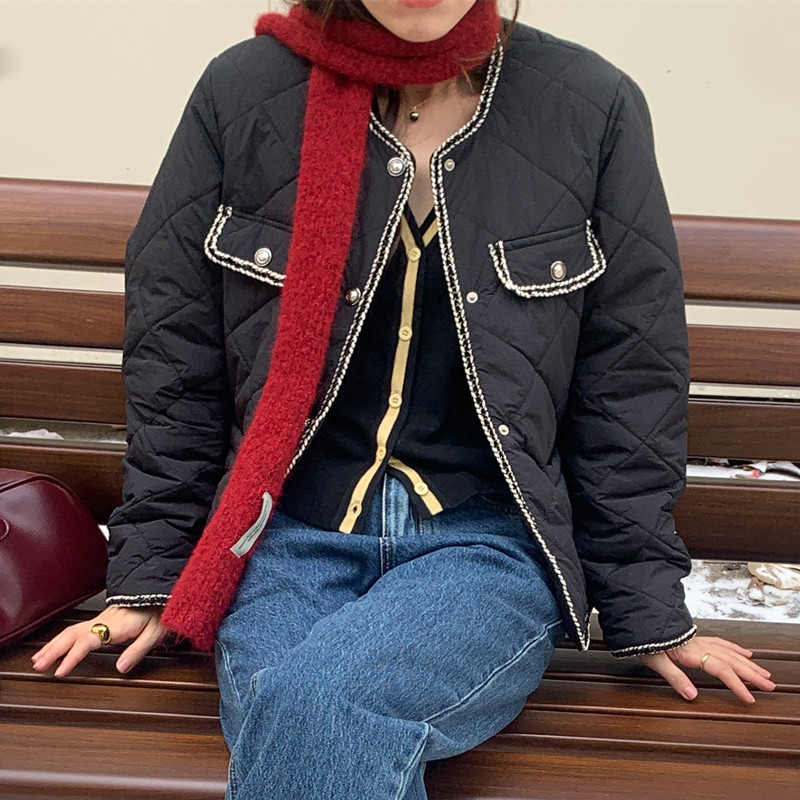 おしゃれ 防寒 厚手 アーガイル コート【大きいサイズ レディース ロング ジャケット アウター 上着 ハンガー ロング丈 秋冬 coat】