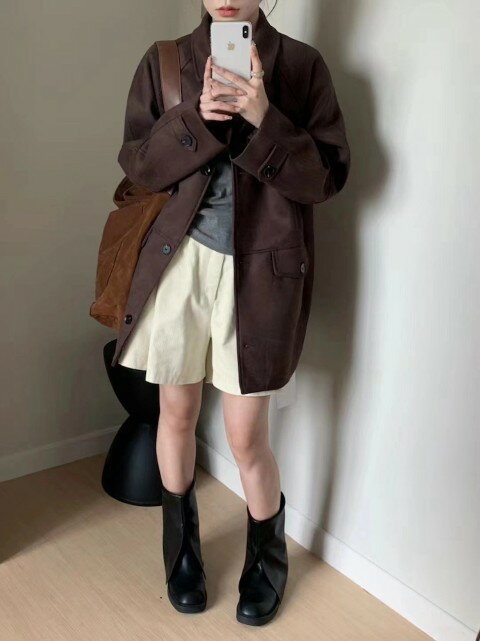 革ジャケット コート【大きいサイズ レディース ロング ジャケット アウター 上着 ハンガー ロング丈 春夏 coat】