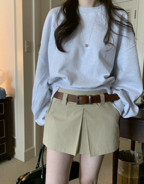 カジュアル系　トップス トレーナー/ショートスカート【大きいサイズ レディース 秋冬 フレア スウェッ..