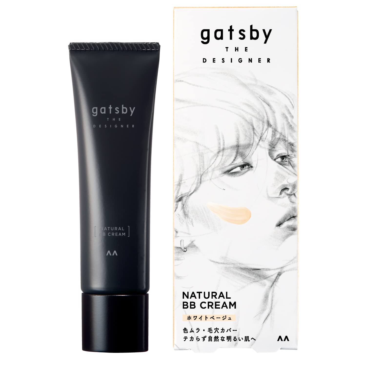 Qiora - gatsby THE DESIGNER（ギャツビーザデザイナー） ナチュラルBBクリーム ホワイトベージュ 東京南倉庫