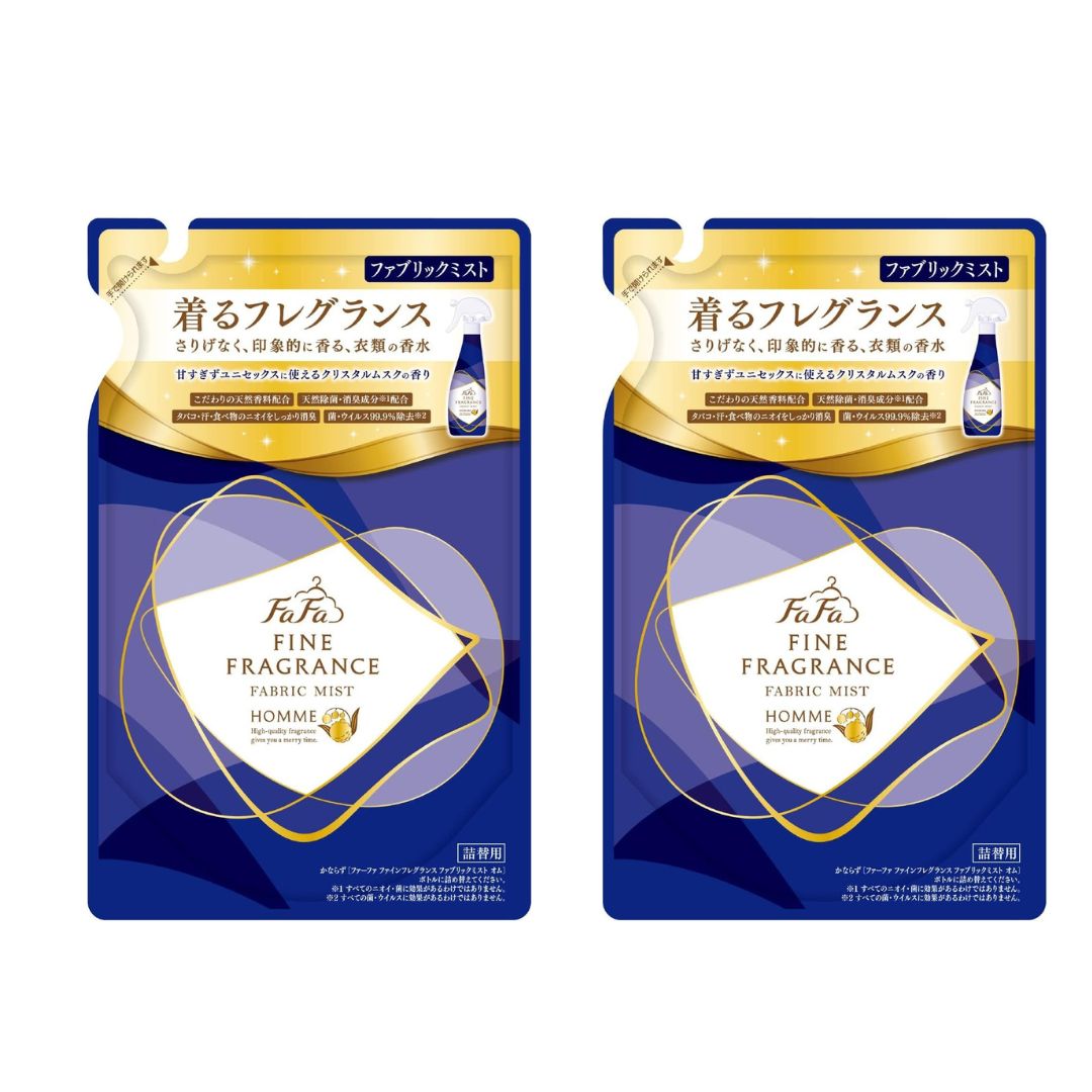 2個セット ファーファ ファインフレグランスファブリックミスト オム 270ml詰替 広島倉庫