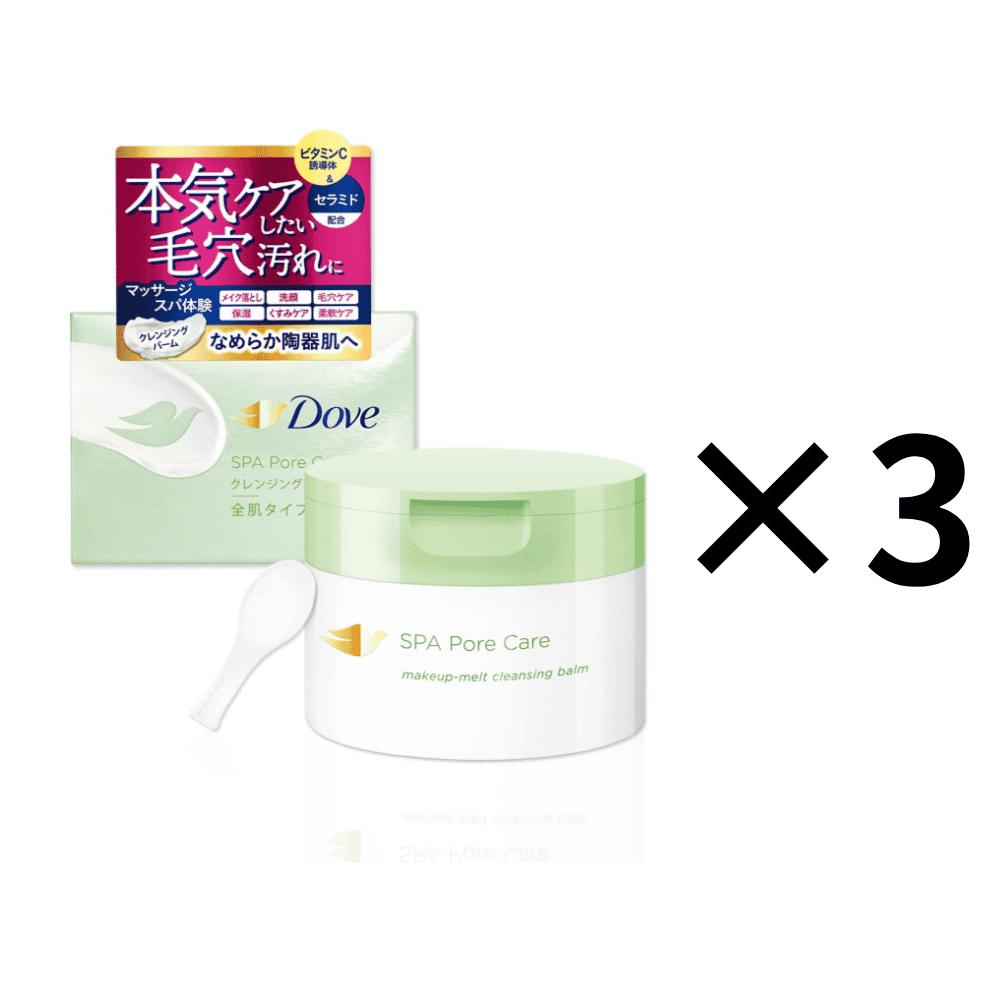 商品説明■　商品紹介●ダヴ すっきり毛穴ケアクレンジングバーム。メイクをしっかりオフしながら、うるおう毛穴ケアでなめらか陶器肌へ。 ●全肌用のクレンジングバーム。マッサージするとバームが徐々にオイル状へと変化。頑固なマスカラなど、しっかりメイクをすっきり落としつつ、毛穴・角質もオフし、肌にうるおいを導入します。 ●保湿成分しっかり配合。ビタミンC誘導体*1、そしてセラミド*2を配合。毛穴の奥の皮脂・汚れを除去し、しっかり保湿します。朝洗顔にもおすすめ。 ●このクレンジングバーム1つでメイク落とし・洗顔・マッサージ効果・毛穴ケア・角質ケア・保湿ケア・やわらか肌ケアの7役ができる! *1テトラヘキシルデカン酸アスコルビル:保湿成分 *2 保湿成分■　使用方法乾いた手肌に適量(専用スパチュラ1杯分)を取り、温めて柔らかくした後、マッサージするようにメイクによく馴染ませてください。その後、ぬるま湯でよく洗い流してください。ダブル洗顔不要です。■　安全上のお知らせ次のような場合にはご使用をおやめください。そのまま使用を続けますと、症状を悪化させることがありますので、皮膚科専門医等にご相談されることをおすすめいたします。使用中、赤み・はれ・かゆみ・刺激・色抜け（白斑等)・黒ずみ等の異常があらわれた場合 使用したお肌に、直射日光があたって上記のような異常があらわれた場合。目に入らないようご注意いただき、目に入った場合は、こすらずにすぐきれいな水で洗い流してください。また洗い流しても目に違和感がある場合は、眼科専門医等にご相談ください。(保管および取扱い上の注意)使用後はしっかりと蓋を閉めてください。開封後はなるべく早くご使用ください。乳幼児の手の届かないところに保管してください。極端に高温または低温の場所、多湿の場所、直射日光のあたる場所に保管しないでください。一度取り出した中身を再び容器に戻さないでください。天然由来原材料使用のため、色調・香りなどに多少の違いが生じる場合がございますが、品質に問題ありません。