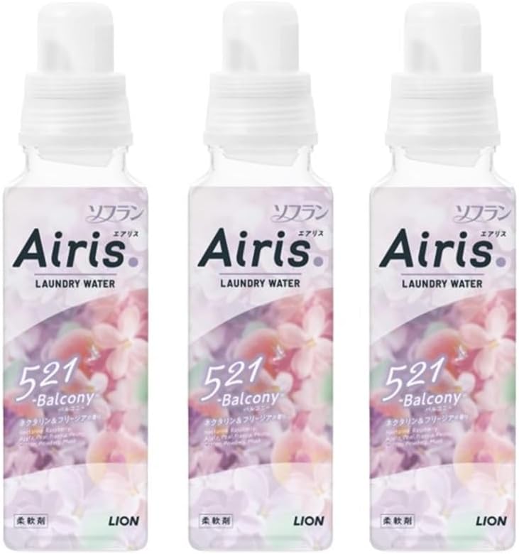3個セット ソフラン エアリス バルコニー(ネクタリン&フリージアの香り) 本体 480ml　東京南倉庫