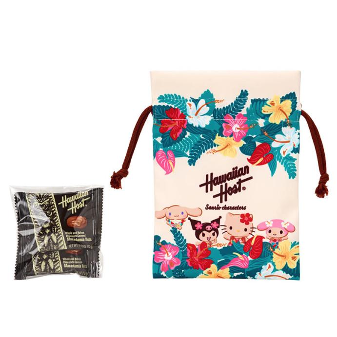 ハワイアンホースト マカダミアナッツチョコレート＆巾着 サンリオキャラクターズ 島根倉庫