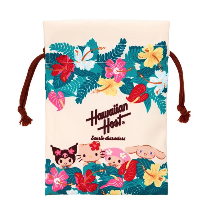 ハワイアンホースト マカダミアナッツチョコレート＆巾着 サンリオキャラクターズ 島根倉庫