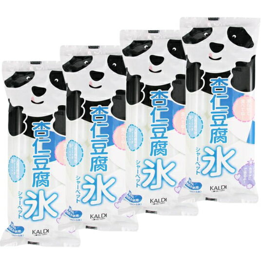 4袋セット KALDI 杏仁豆腐氷 シャーベット 63ml×8本×4袋 計32本 広島倉庫
