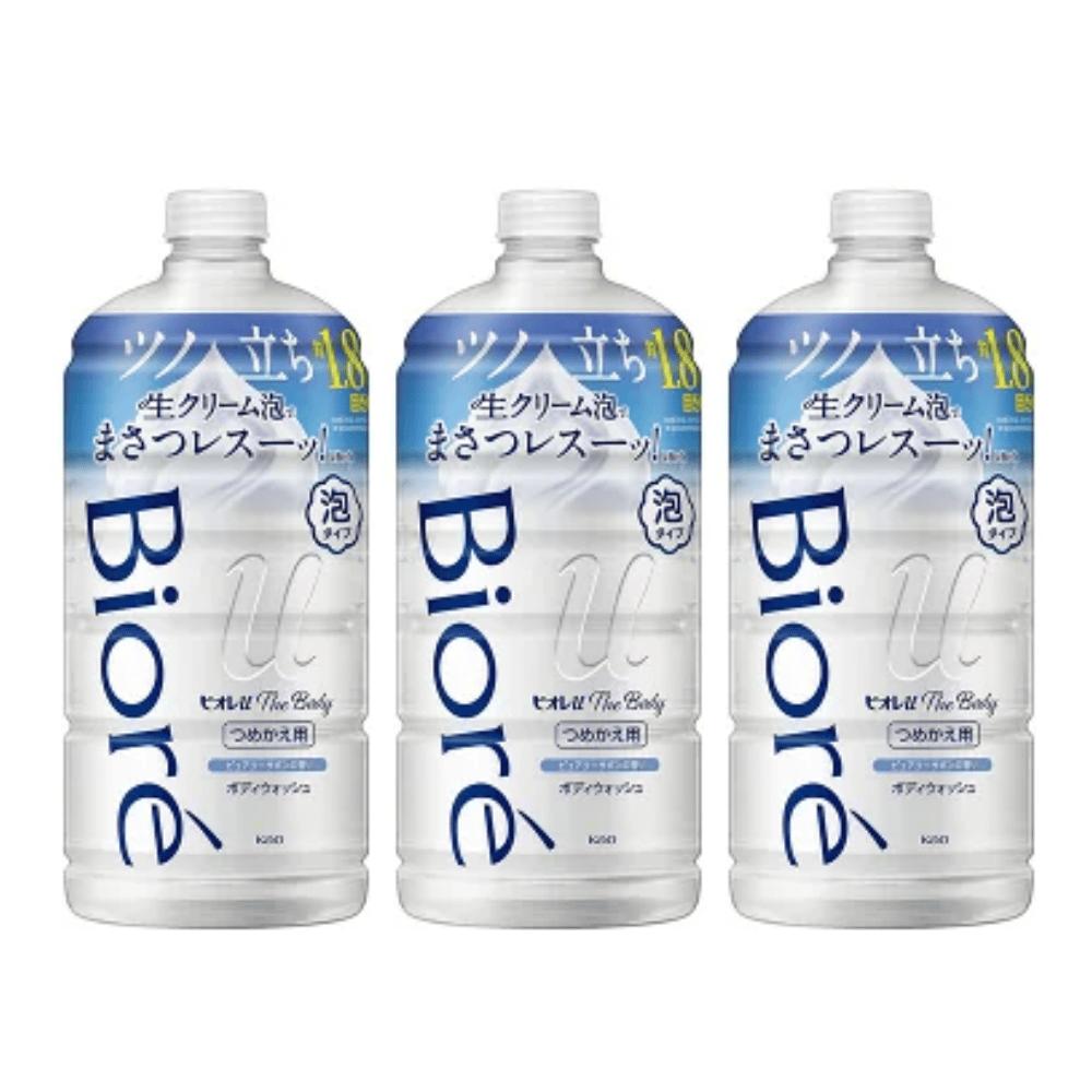Rakuten - 3本セット ビオレu ザ ボディ 泡タイプ ピュアリーサボンの香り つめかえ用 780ml 東京南倉庫