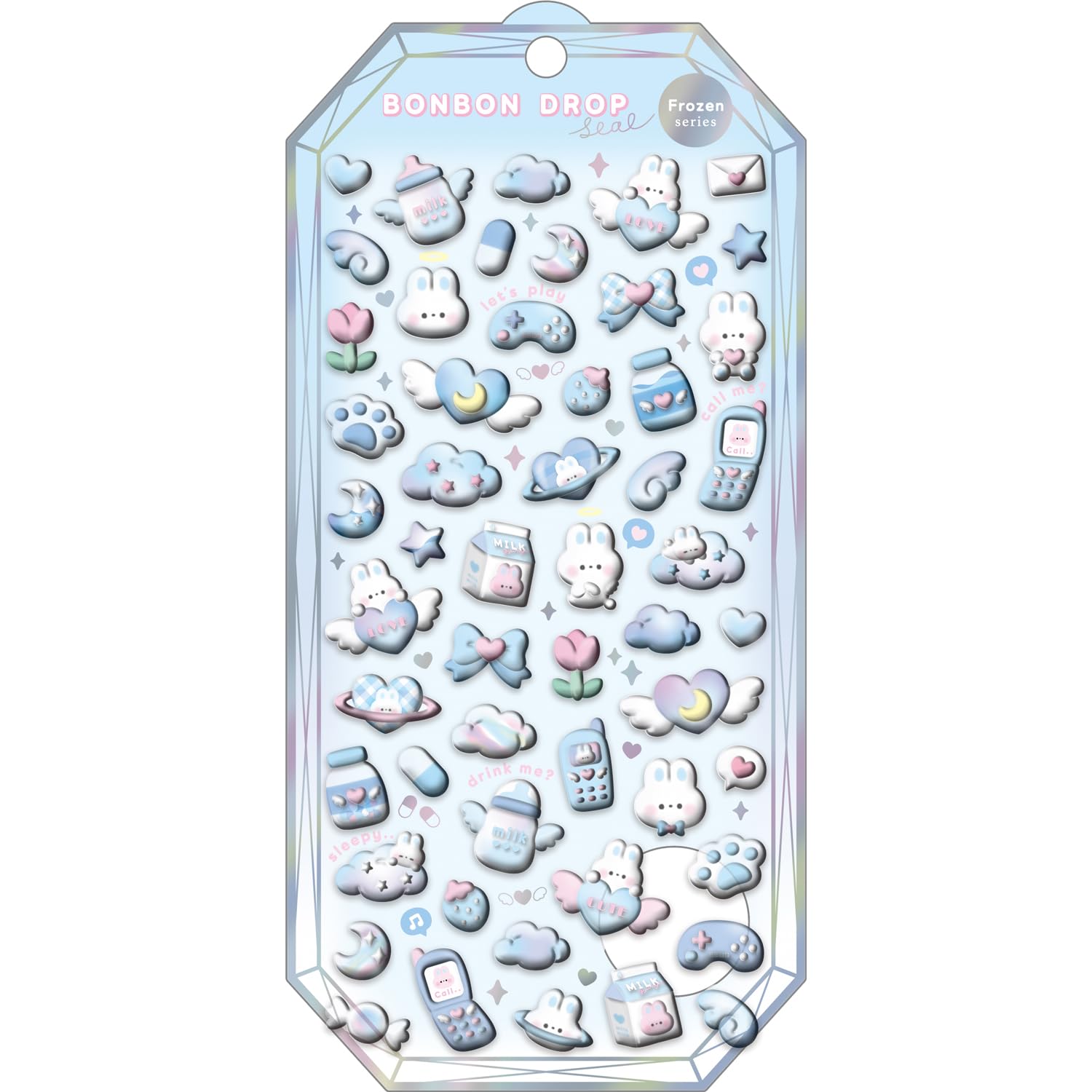 クーリア シール ボンボンドロップシール フローズン みずいろボンボン 91252 兵庫東倉庫
