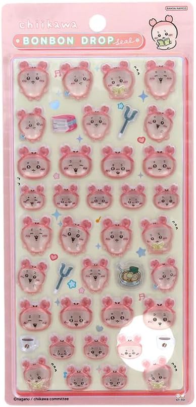古本屋 サンスター文具(Sun-Star Stationery) ちいかわ グッズ ボンボンドロップシール S8542937　兵庫東倉庫のサムネイル