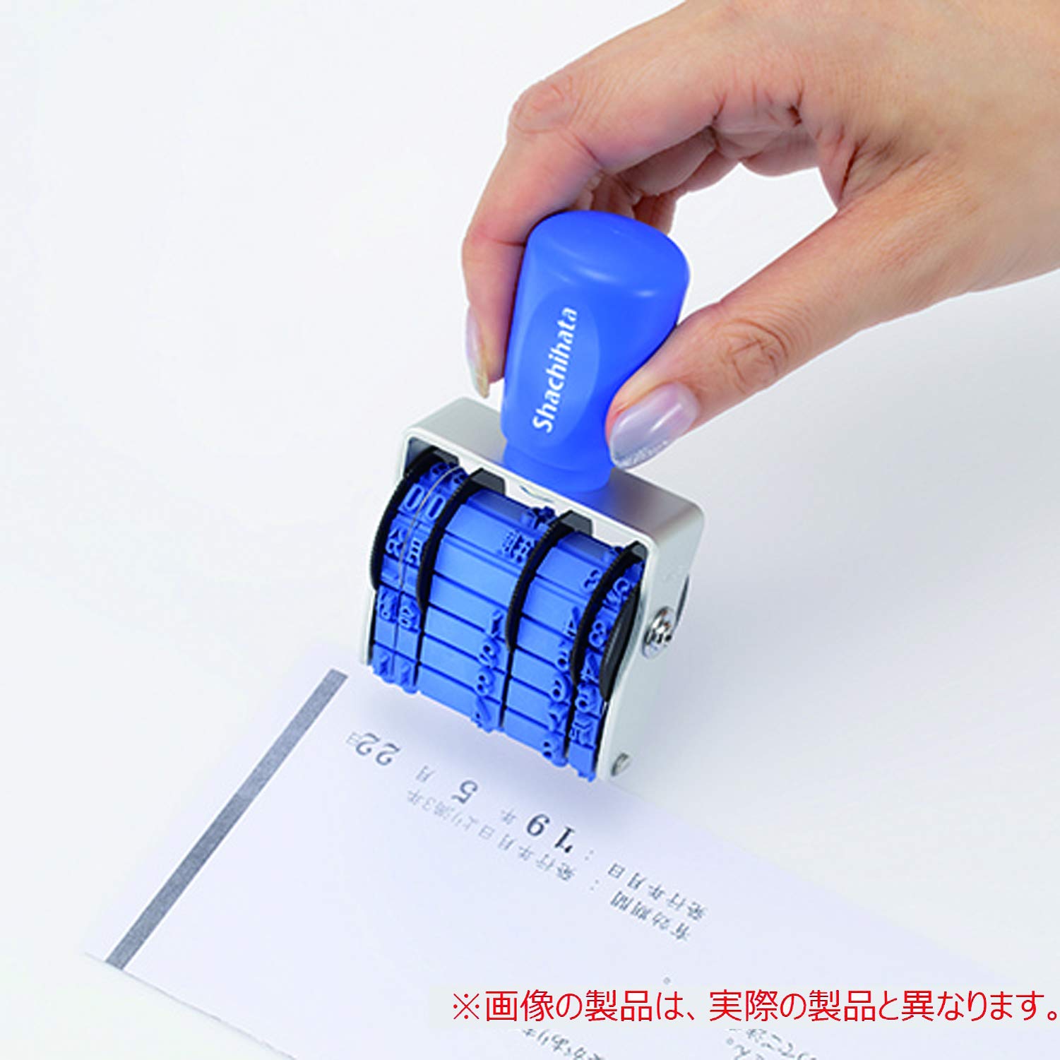 2個セット シャチハタ スタンプ 回転ゴム印 欧文日付 6号 捺印サイズ 約16×3ミリ ...