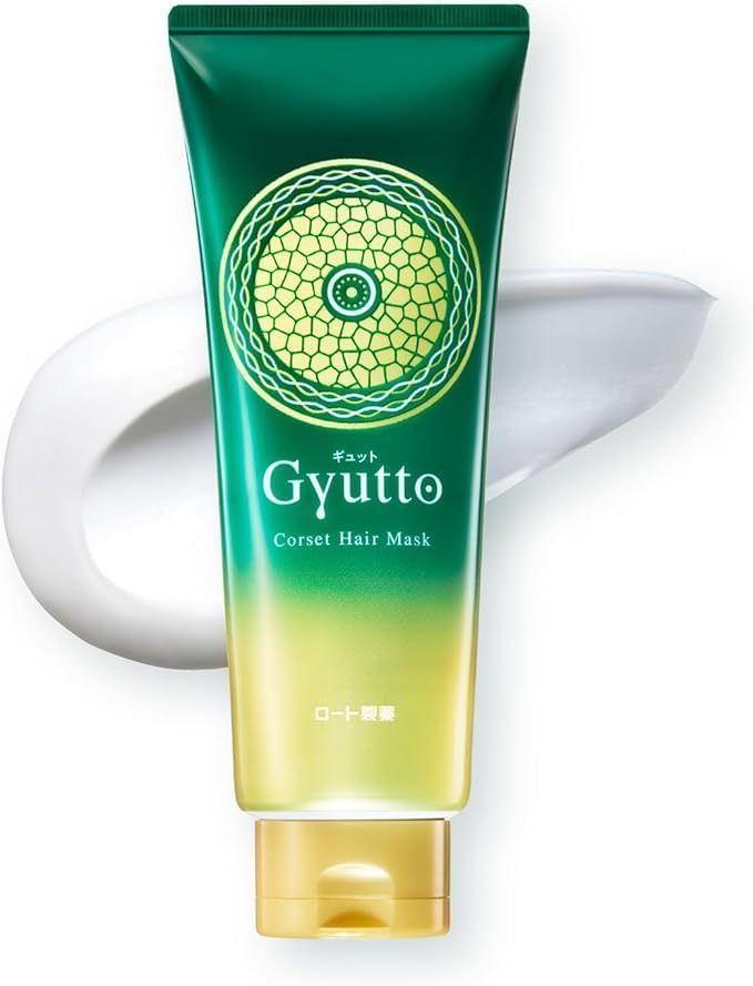 Gyutto(ギュット）コルセットヘアマスクトリートメント通常サイズ200g ロート製薬 大人の癖髪 質感改善 手ぐしでまとまる髪へ 広島倉庫