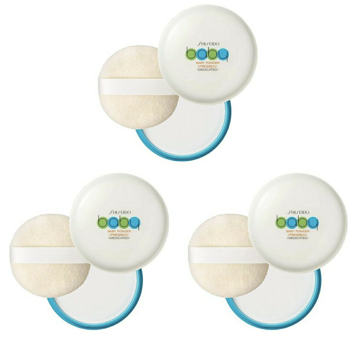 【まとめ買い3個セット】資生堂　ベビーパウダー(プレスド) 50g× 3個セット（医薬部外品）東京南倉庫