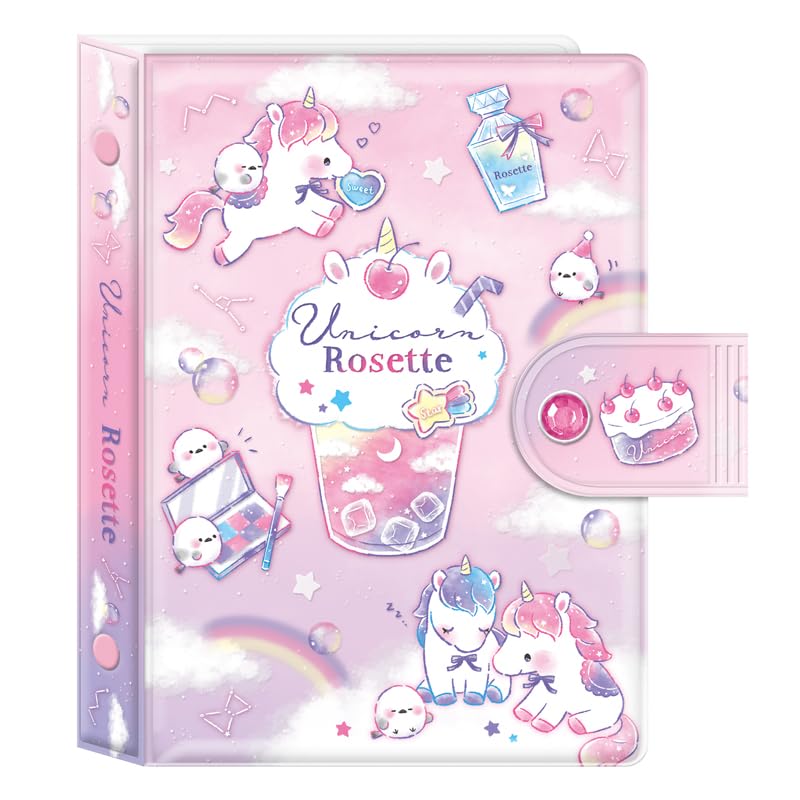 商品説明■　本体サイズH155×W110×D25mm■　仕様バインダーリフィル10枚入り。 アピールリーフ入り。■　素材PVC/紙/鉄■　商品紹介キラキラストーンが付いた可愛いシールバインダーです。