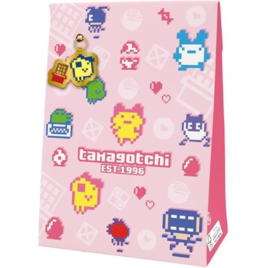 商品説明■　商品紹介1BOX1個入り。懐かしいたまごっちのゲームドットデザインがかわいいチャームがついたチョコです。全2種。チャームはAタイプ。