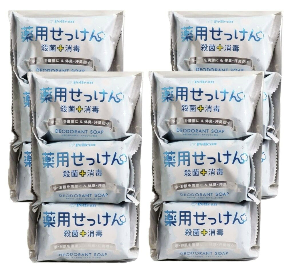 4パックセットペリカン石鹸薬用石け...