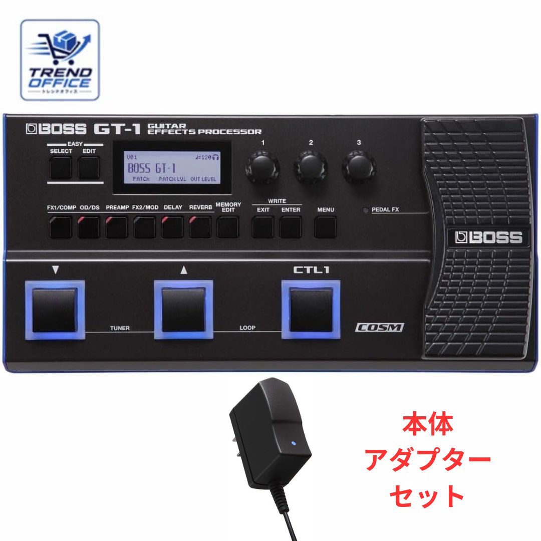 乐天商城 - BOSS GT-1 + 純正アダプター PSA-100S2 セット ボス ギター マルチエフェクター 西宮倉庫