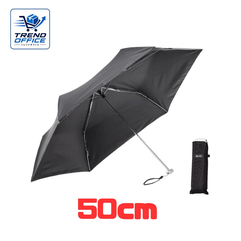 乐天商城 - Waterfront 折りたたみ傘 日傘兼用雨傘 ブラック 50cm 軽量コンパクト UVカット 99.9% ユニセックス S350-0773BK1-B9 東京南倉庫