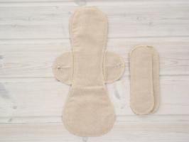 メイド・イン・アースの布なぷきん【夜用／茶】◆純オーガニックコットン100％のタオル・衣類・...